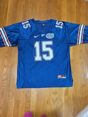 Nike Vintage University of Florida Gators Tim Tebow #15 Football Jersey - Size L